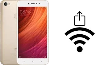 Como gerar um código QR com a senha Wifi em um Xiaomi Redmi Y1 (Note 5A)