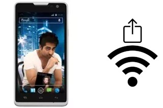 Como gerar um código QR com a senha Wifi em um XOLO Q1000 Opus2