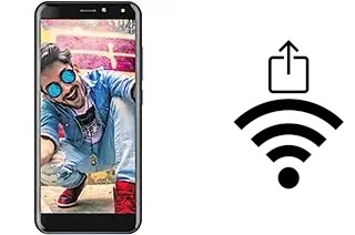 Como gerar um código QR com a senha Wifi em um Yezz LIV1