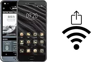 Como gerar um código QR com a senha Wifi em um Yota Phone 3