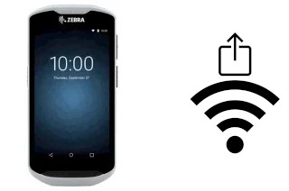 Como gerar um código QR com a senha Wifi em um Zebra TC52-HC