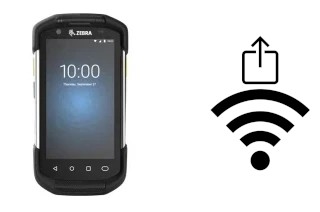 Como gerar um código QR com a senha Wifi em um Zebra TC72