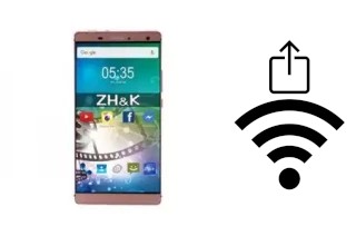 Como gerar um código QR com a senha Wifi em um ZH-K Mobile Evo