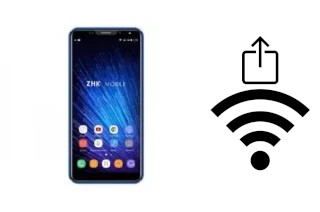 Como gerar um código QR com a senha Wifi em um ZH-K Mobile Intense Classic