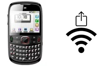 Como gerar um código QR com a senha Wifi em um ZTE V821