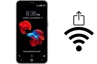 Como gerar um código QR com a senha Wifi em um ZTE Avid 4