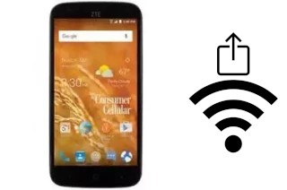 Como gerar um código QR com a senha Wifi em um ZTE Avid 916