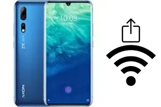 Como gerar um código QR com a senha Wifi em um ZTE Axon 10 Pro