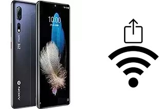 Como gerar um código QR com a senha Wifi em um ZTE Axon 10s Pro 5G