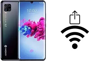 Como gerar um código QR com a senha Wifi em um ZTE Axon 11 5G