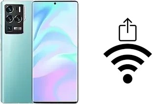 Como gerar um código QR com a senha Wifi em um ZTE Axon 30 Ultra 5G