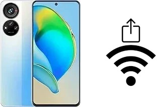 Como gerar um código QR com a senha Wifi em um ZTE Axon 40 SE