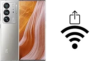 Como gerar um código QR com a senha Wifi em um ZTE Axon 40 Ultra