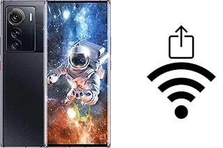 Como gerar um código QR com a senha Wifi em um ZTE Axon 50 Ultra