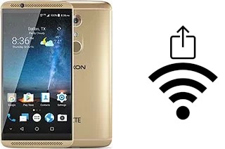 Como gerar um código QR com a senha Wifi em um ZTE Axon 7