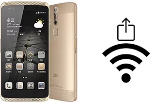 Como gerar um código QR com a senha Wifi em um ZTE Axon Lux