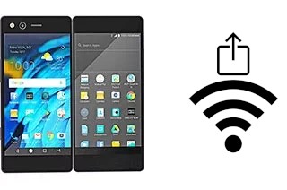 Como gerar um código QR com a senha Wifi em um ZTE Axon M