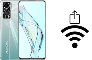 Como gerar um código QR com a senha Wifi em um ZTE Axon 30 5G