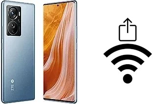 Como gerar um código QR com a senha Wifi em um ZTE Axon 40 pro