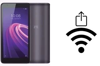 Como gerar um código QR com a senha Wifi em um ZTE Blade A3 Lite