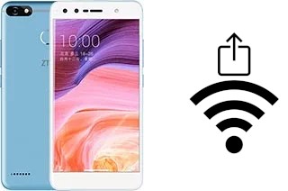 Como gerar um código QR com a senha Wifi em um ZTE Blade A3