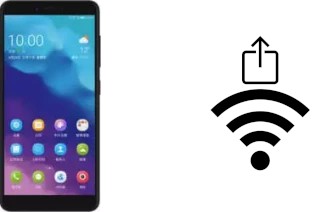 Como gerar um código QR com a senha Wifi em um ZTE Blade A4