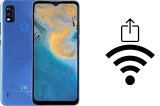 Como gerar um código QR com a senha Wifi em um ZTE Blade A51