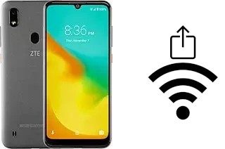 Como gerar um código QR com a senha Wifi em um ZTE Blade A7 Prime