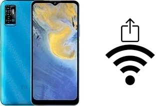 Como gerar um código QR com a senha Wifi em um ZTE Blade A71