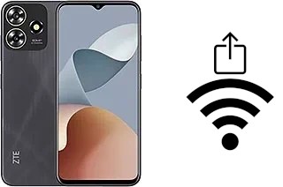 Como gerar um código QR com a senha Wifi em um ZTE Blade A73