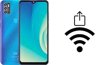 Como gerar um código QR com a senha Wifi em um ZTE Blade A7s 2020