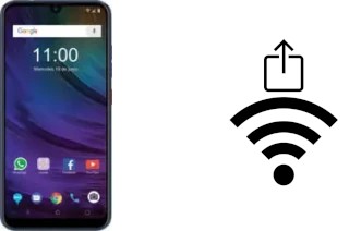 Como gerar um código QR com a senha Wifi em um ZTE Blade V10 Vita