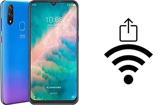 Como gerar um código QR com a senha Wifi em um ZTE Blade V20