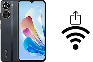 Como gerar um código QR com a senha Wifi em um ZTE Blade V41 Vita