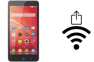 Como gerar um código QR com a senha Wifi em um ZTE V5 Lux