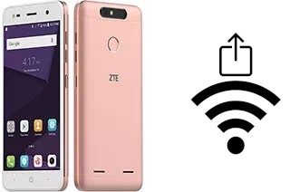 Como gerar um código QR com a senha Wifi em um ZTE Blade V8 Mini