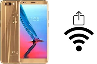 Como gerar um código QR com a senha Wifi em um ZTE Blade V9 Vita