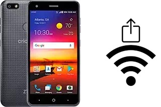 Como gerar um código QR com a senha Wifi em um ZTE Blade X