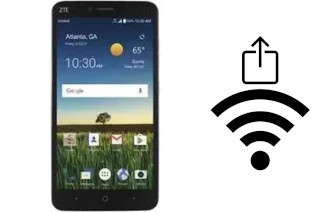 Como gerar um código QR com a senha Wifi em um ZTE Blade X2 Max