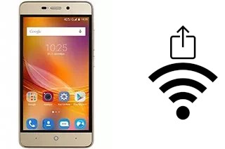 Como gerar um código QR com a senha Wifi em um ZTE Blade X3