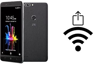 Como gerar um código QR com a senha Wifi em um ZTE Blade Z Max