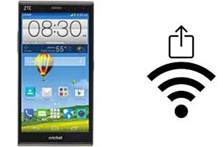 Como gerar um código QR com a senha Wifi em um ZTE Grand X Max+