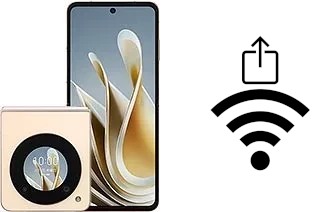 Como gerar um código QR com a senha Wifi em um ZTE nubia Flip