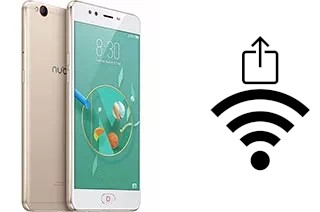 Como gerar um código QR com a senha Wifi em um ZTE nubia M2 lite