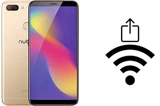 Como gerar um código QR com a senha Wifi em um ZTE nubia N3