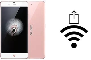 Como gerar um código QR com a senha Wifi em um ZTE nubia Prague S