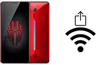 Como gerar um código QR com a senha Wifi em um ZTE nubia Red Magic