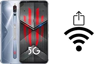 Como gerar um código QR com a senha Wifi em um ZTE nubia Red Magic 5S