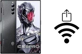 Como gerar um código QR com a senha Wifi em um ZTE nubia Red Magic 8 Pro