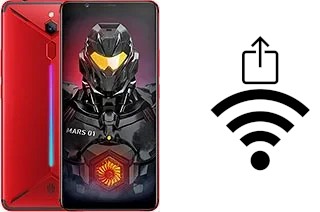 Como gerar um código QR com a senha Wifi em um ZTE nubia Red Magic Mars